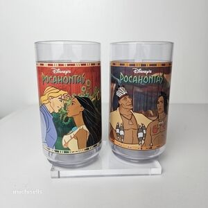 Vintage Pocahontas cups 2 burgerking
